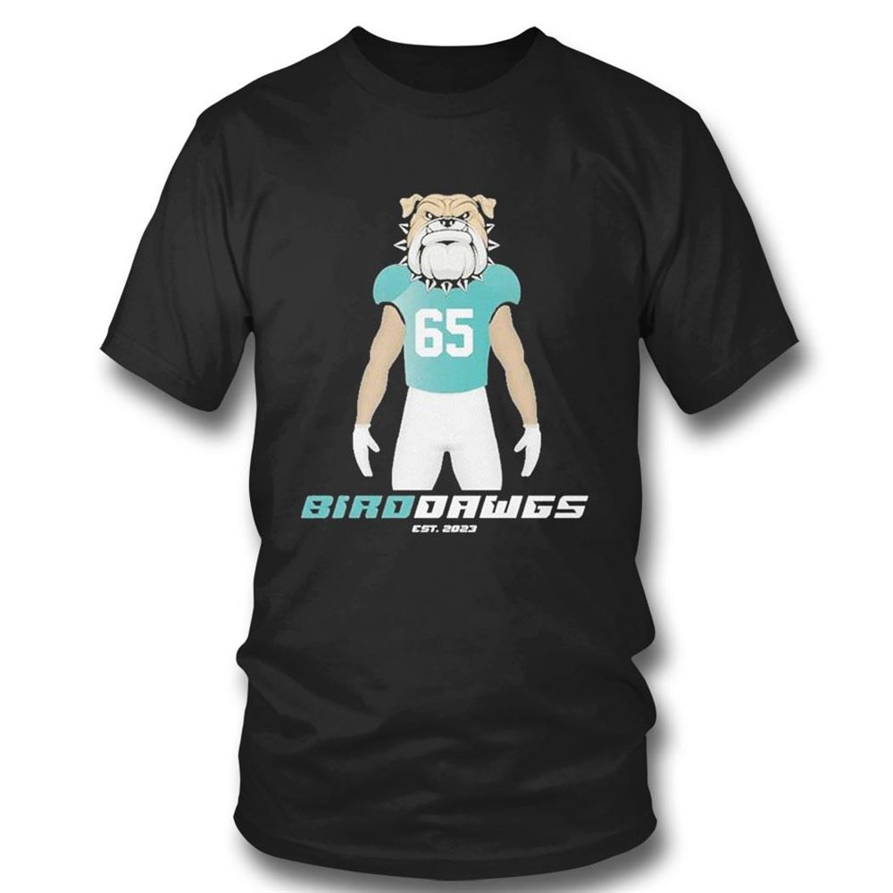 Philadelphia Eagles And Georgia Bulldogs Bird Dawgs Mascots T-shirt