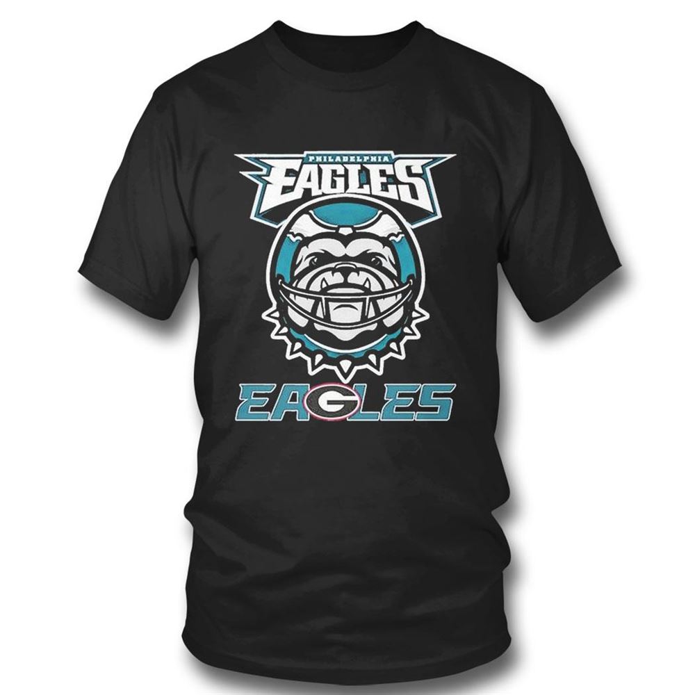 Philadelphia Eagles And Georgia Bulldogs Eageoles T-shirt