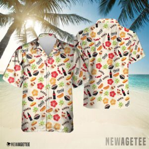 San Francisco Giants Coca Cola Aloha Foodie Hawaiian Shirt San Francisco Giants Coca Cola Aloha Foodie Hawaiian Shirt