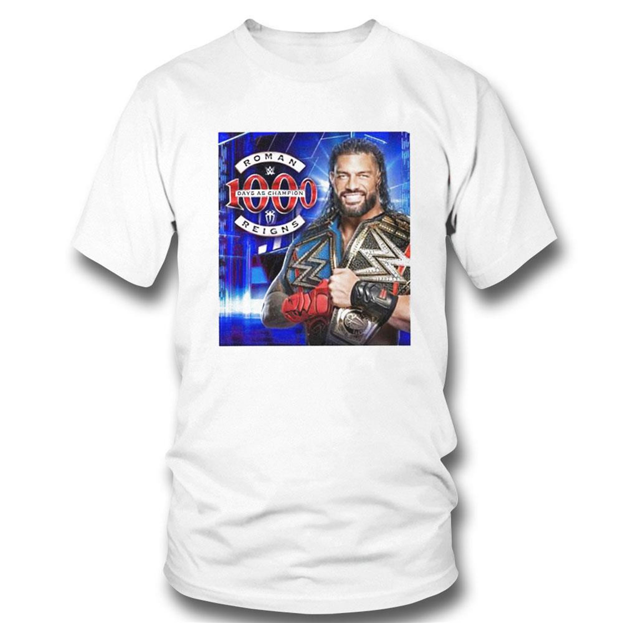 Wwe Roman Reigns Black 1000 Days As Champion 2023 Shirt