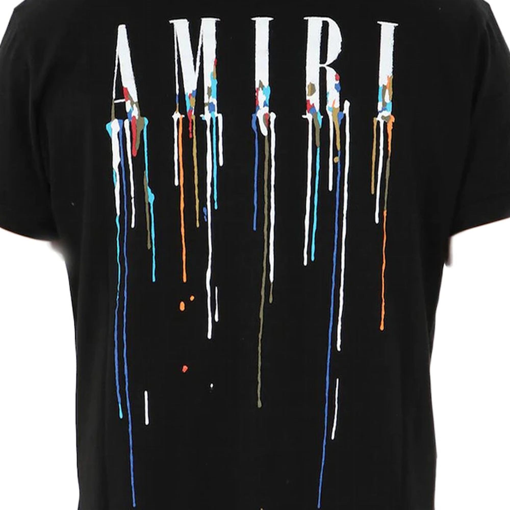 Amiri Paint Drip Logo T-shirt Amiri Paint Drip Logo T-shirt