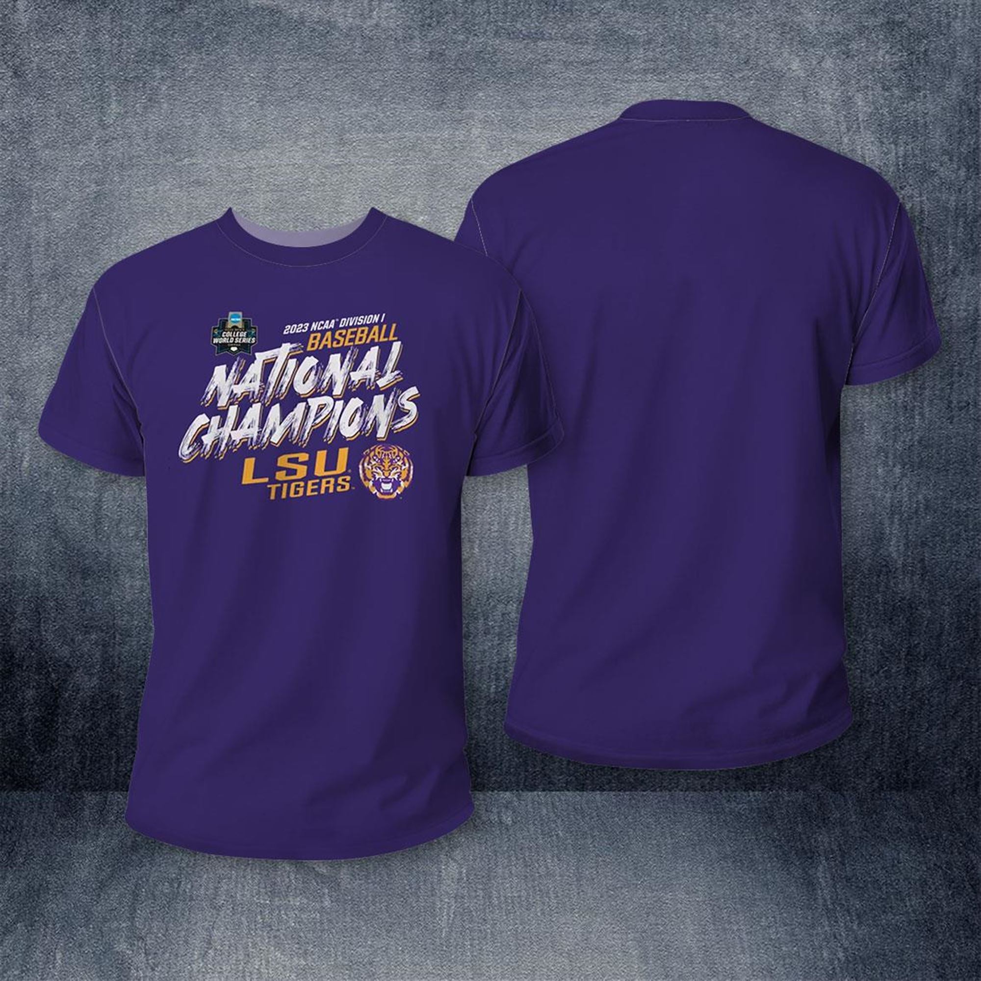 Lsu Tigers 2023 Ncaa Men’s Baseball College World Series Champions T-shirt Lsu Tigers 2023 Ncaa Men’s Baseball College World Series Champions T-shirt