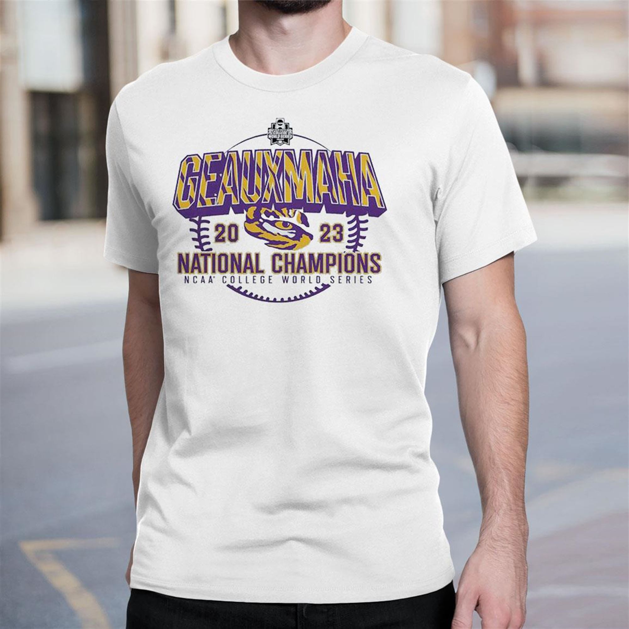 Geuxmaha Lsu Tigers 2023 Ncaa Baseball College World Series Champions Shirt