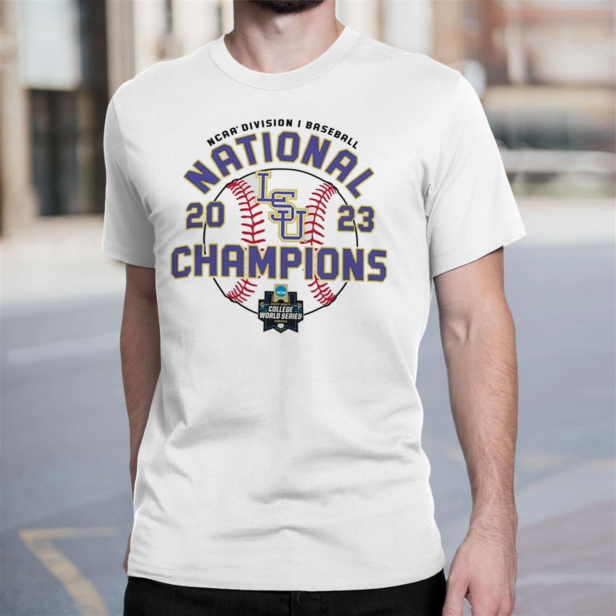 Lsu Tigers 2023 Ncaa Men’s Baseball College World Series Champions Locker Room T-shirt