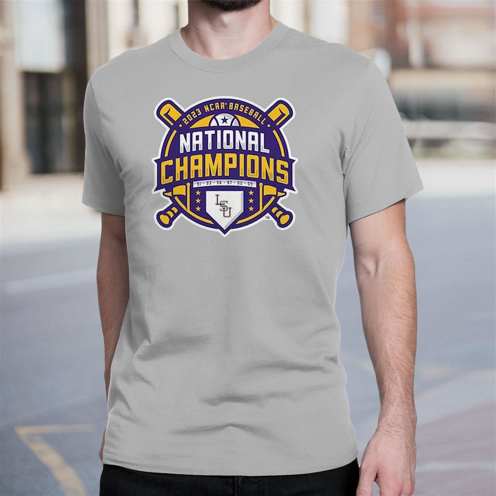 Official Logo Lsu Tigers 2023 Ncaa Men’s Baseball College World Series Champions T-shirt