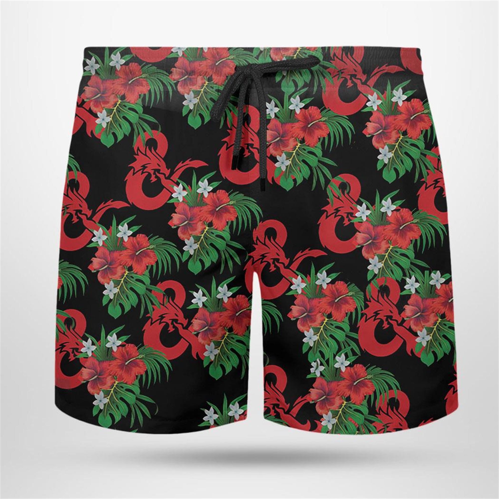 The Dungeons And Dragons Hawaiian Shirt Beach Shorts