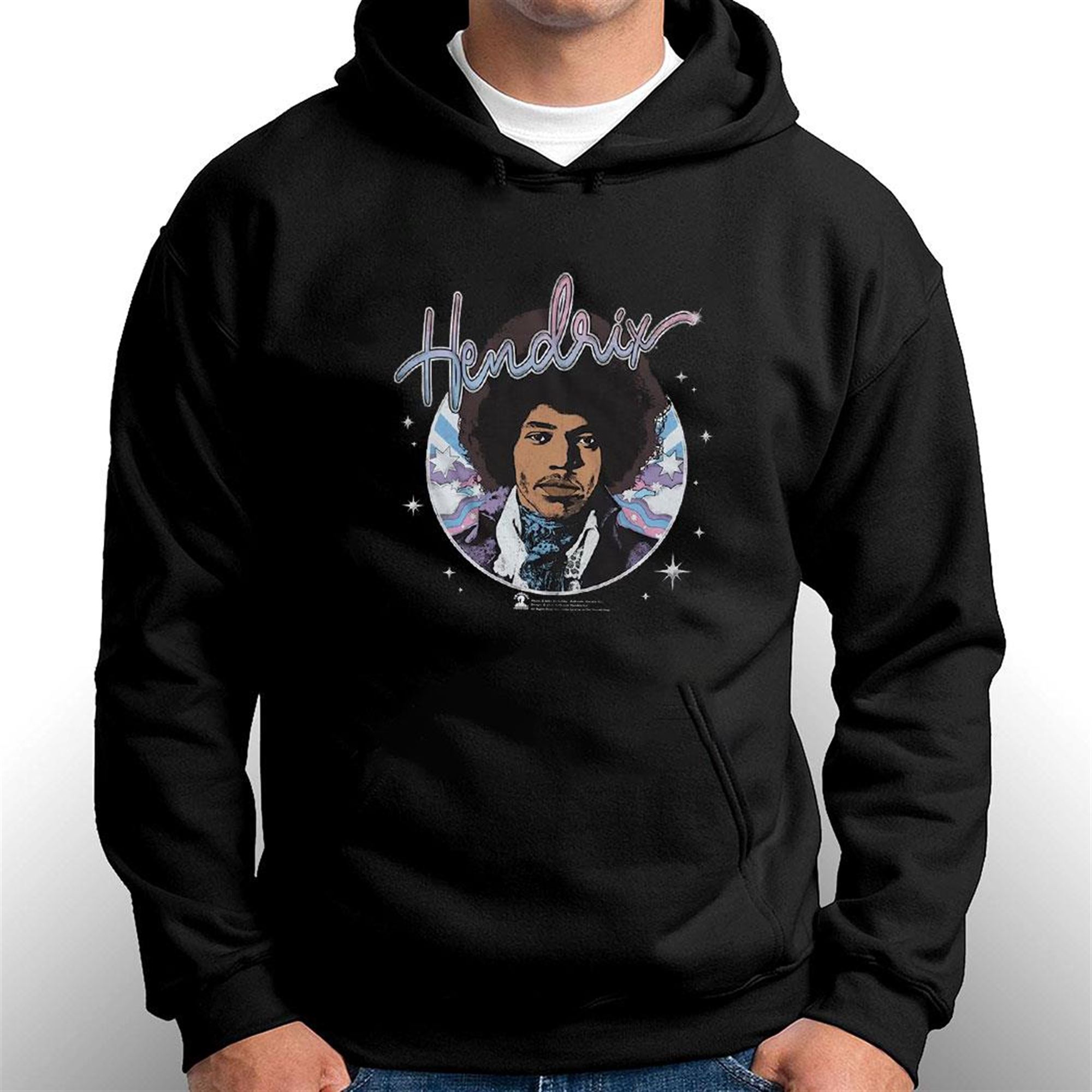 Starry Circle Jimi Hendrix T-shirt