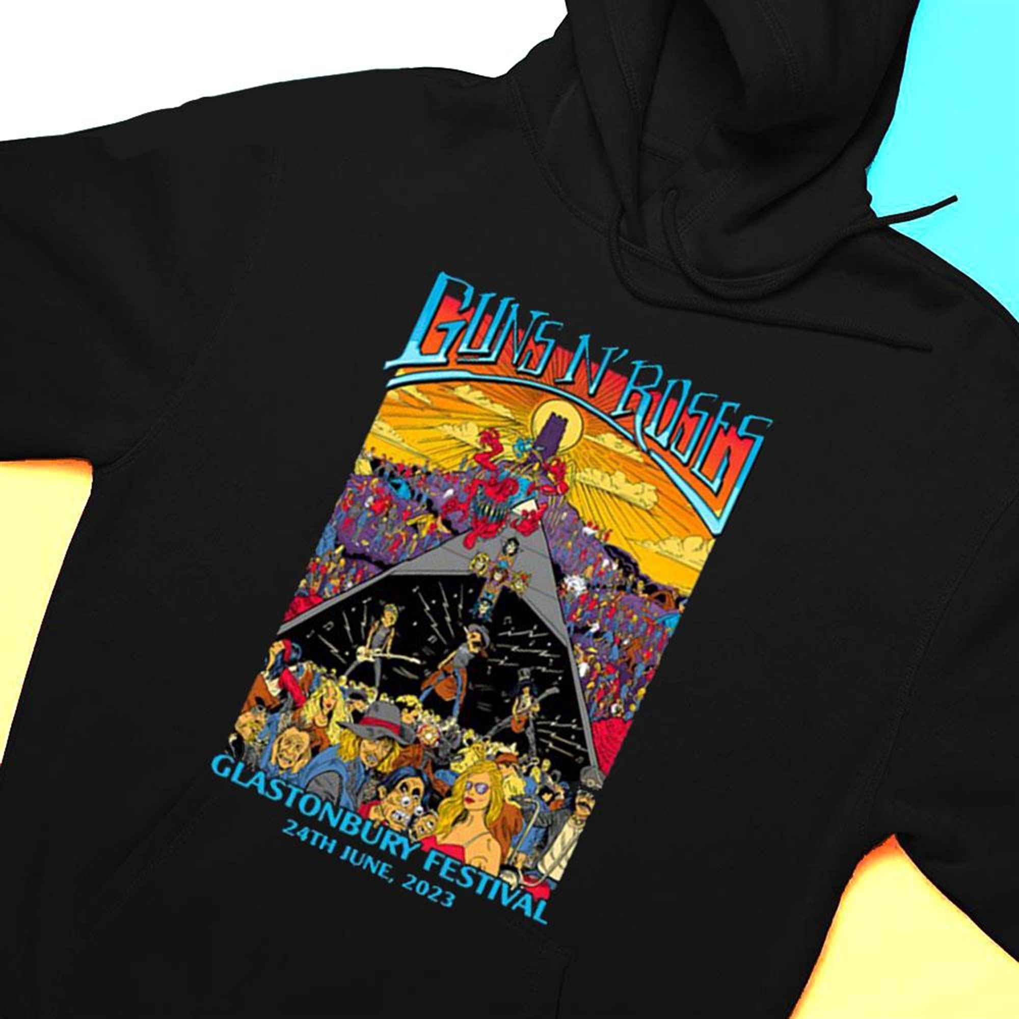 Guns N’ Roses Glastonbury Festival 2023 Uk Tour T-shirt