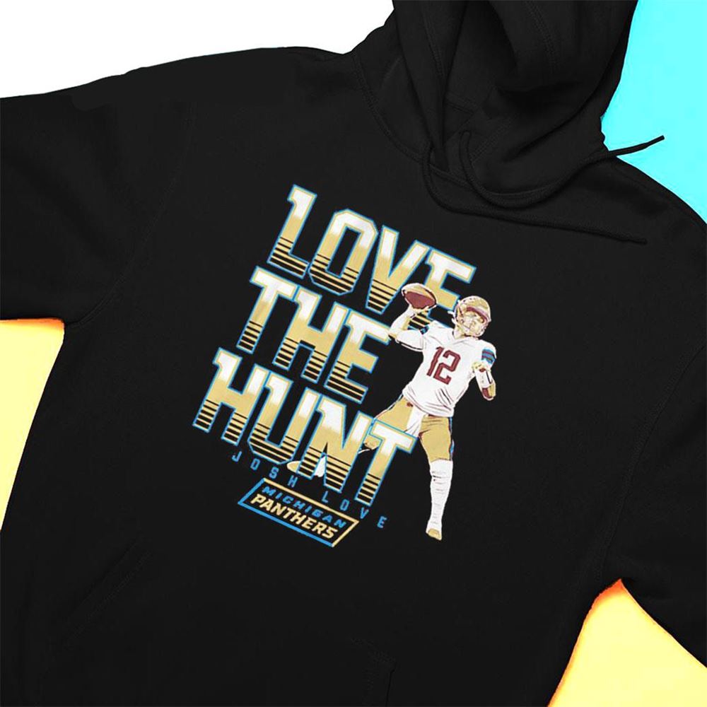 Michigan Panthers Josh Love The Hunt Usfl Licensed Shirt