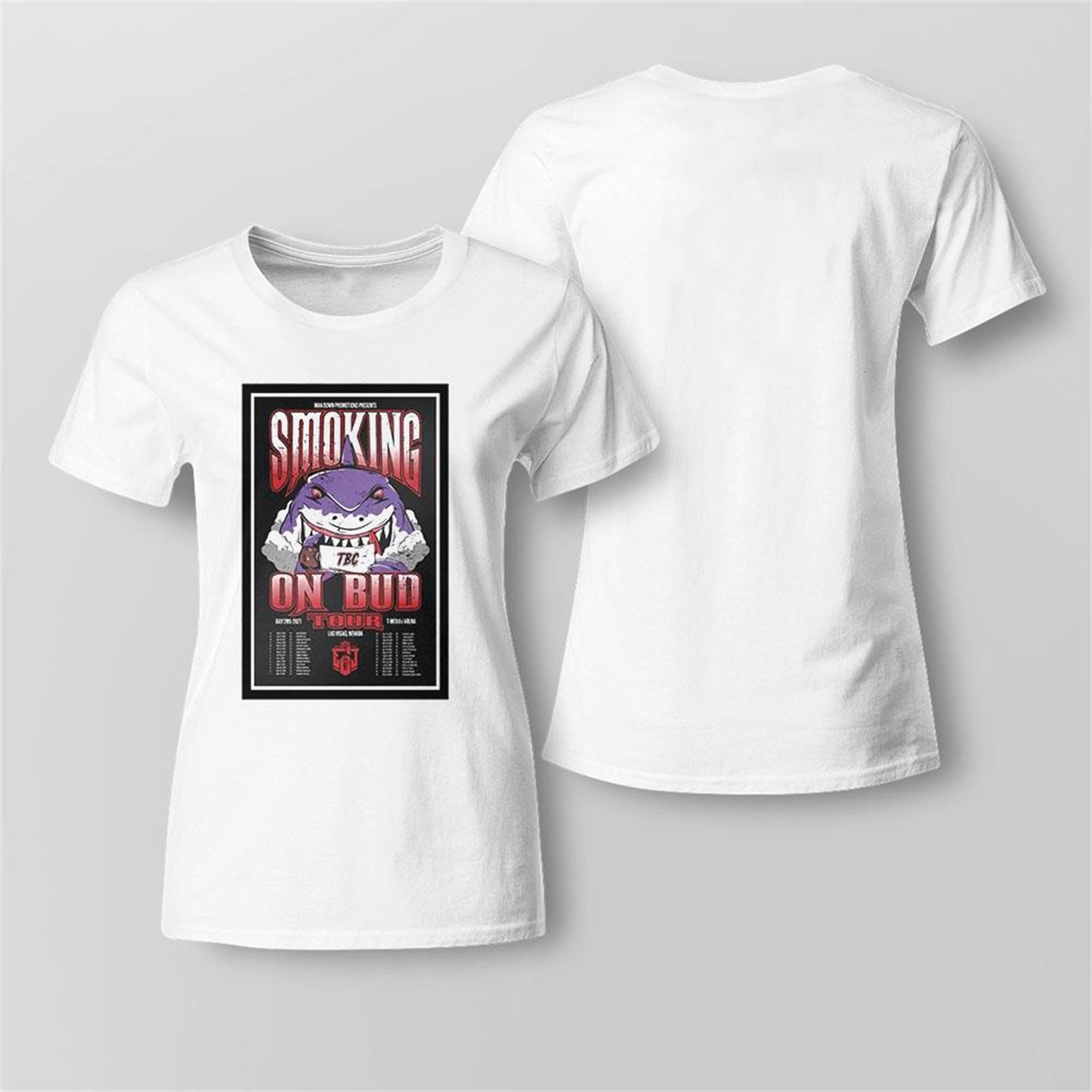 Errol Spence Jr Man Down Promotions Present Smoking On Bud 2023 Tour Shirt