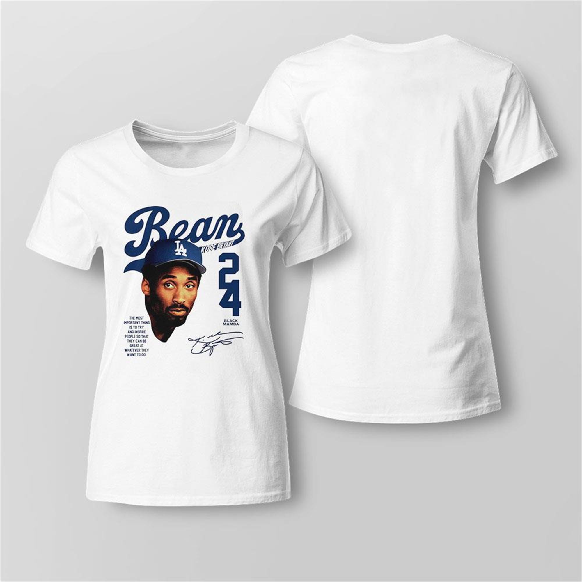 Kb Bean Kobe Bryant Los Angeles Dodgers Signature Shirt