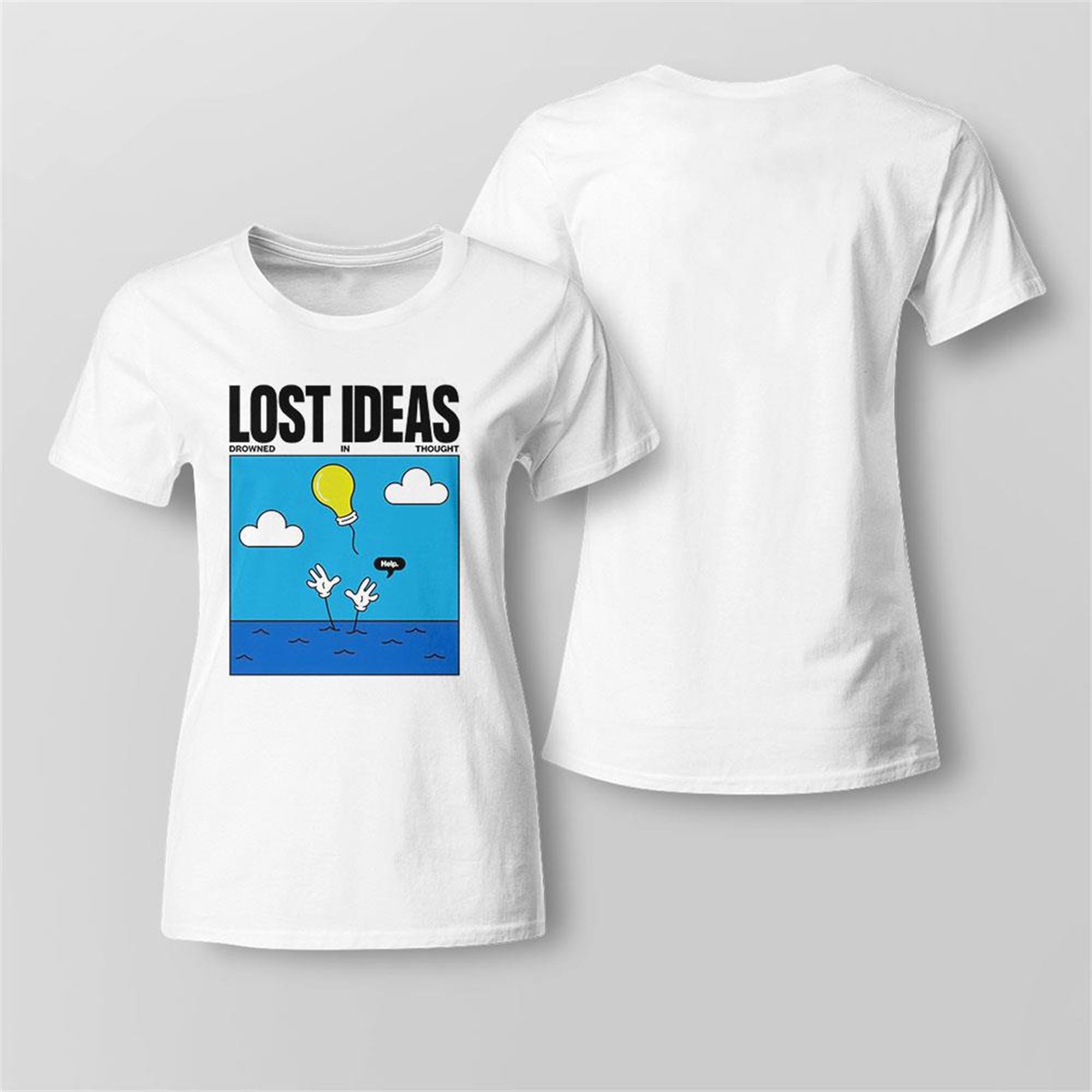 Lost Ideas Drowned In Thought Art Shirt