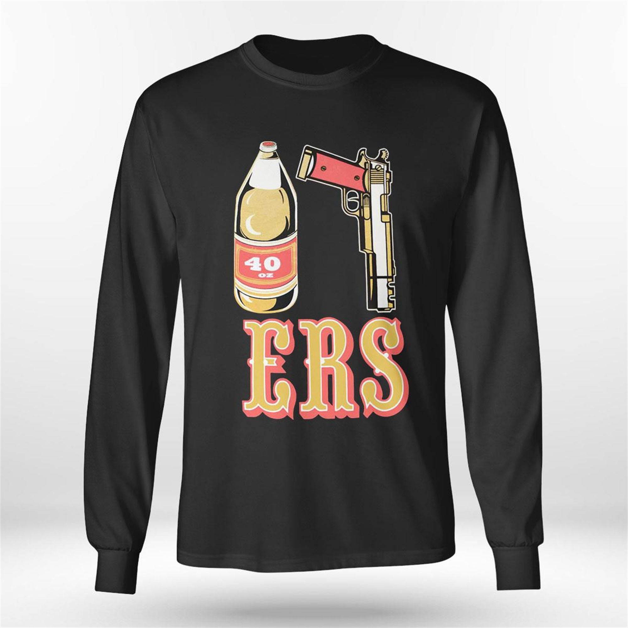 San Francisco 49ers 40oz Beer Guns 2023 T-shirt San Francisco 49ers 40oz Beer Guns 2023 T-shirt