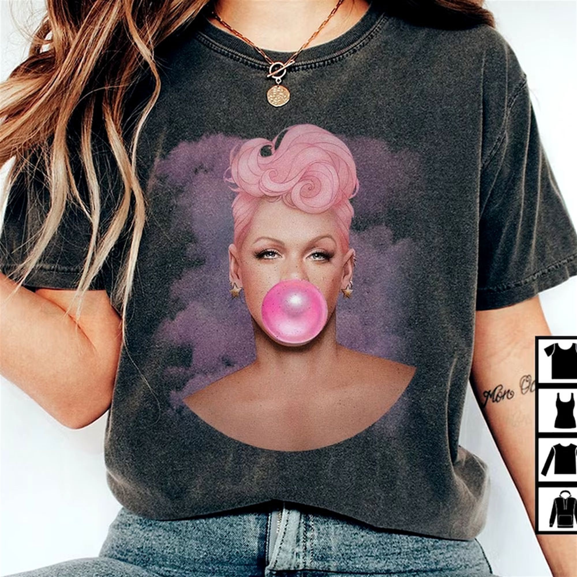 P!nk Pink Singer Bubblegum Carnival 2023 Tour T-shirt Sweatshirt P!nk Pink Singer Bubblegum Carnival 2023 Tour T-shirt Sweatshirt