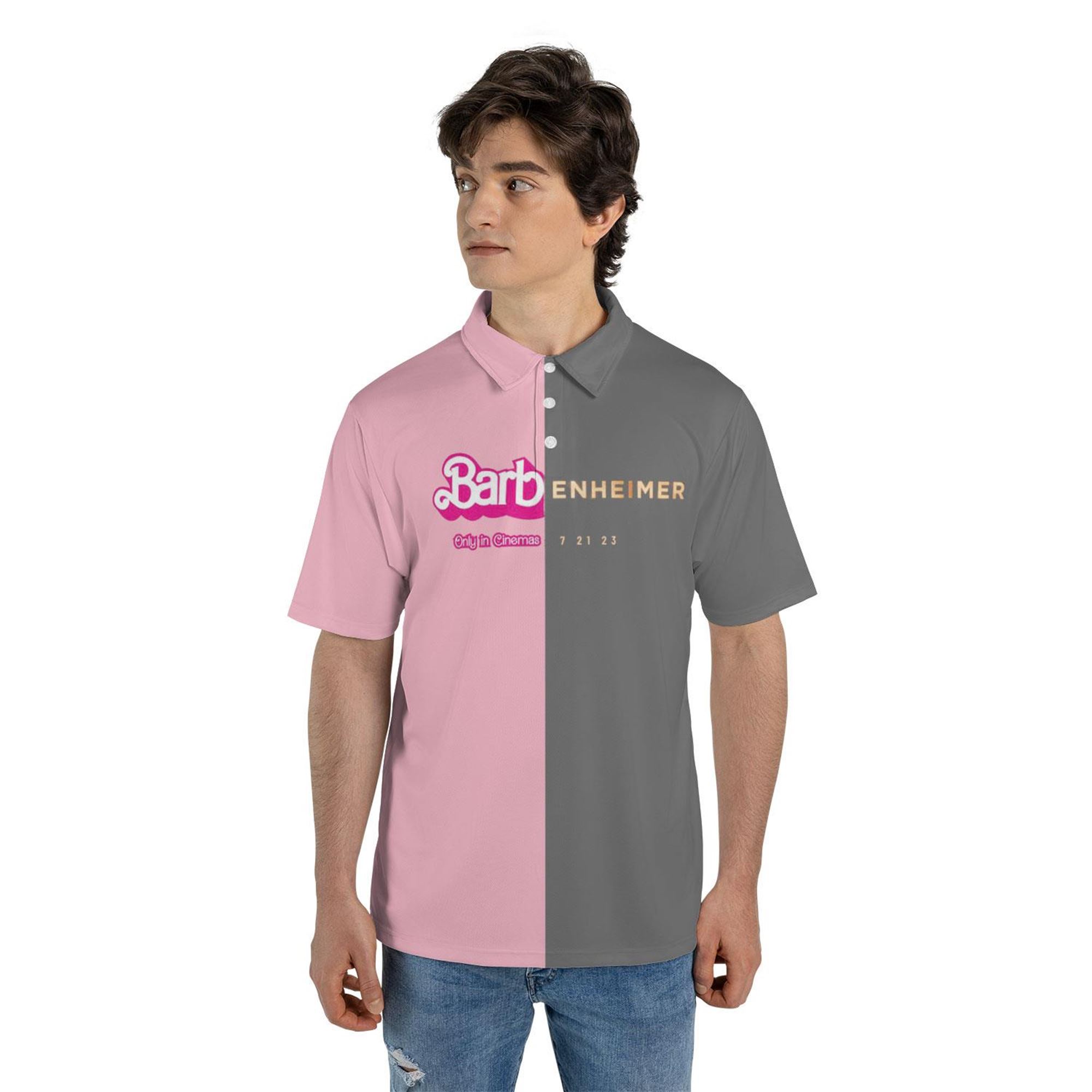 Barbie X Oppenheimer Polo Shirt
