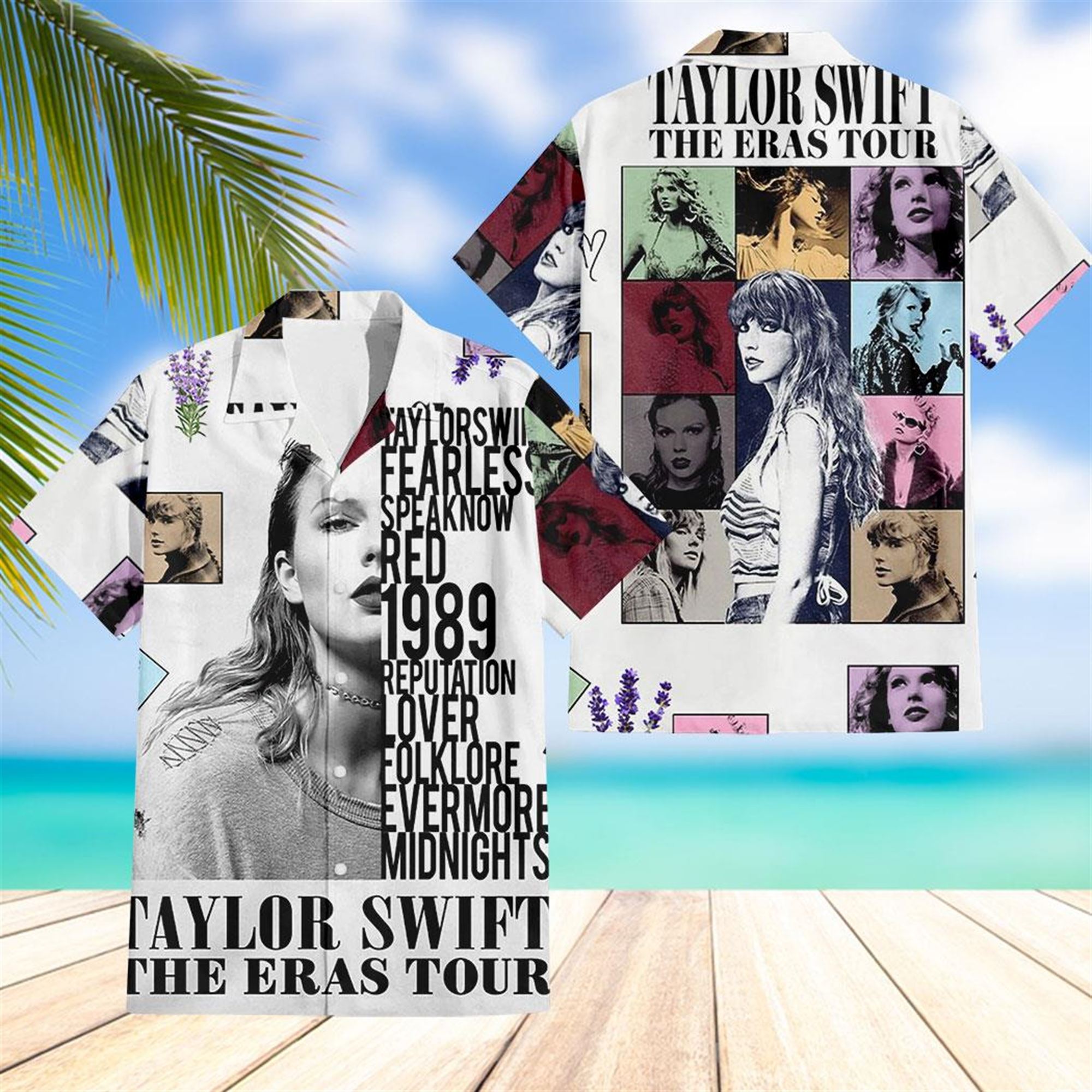 Taylor Swift The Eras Tour Hawaiian Shirt Taylor Swift The Eras Tour Hawaiian Shirt