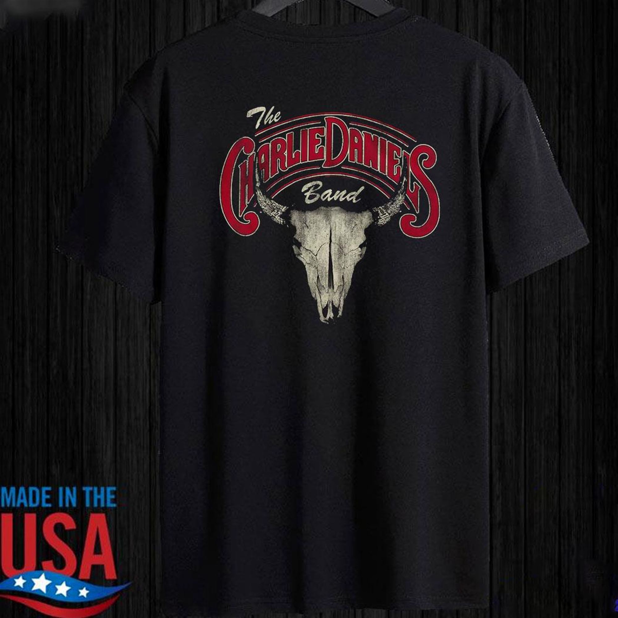 Skull Logo Charlie Daniels Band T-shirt Skull Logo Charlie Daniels Band T-shirt