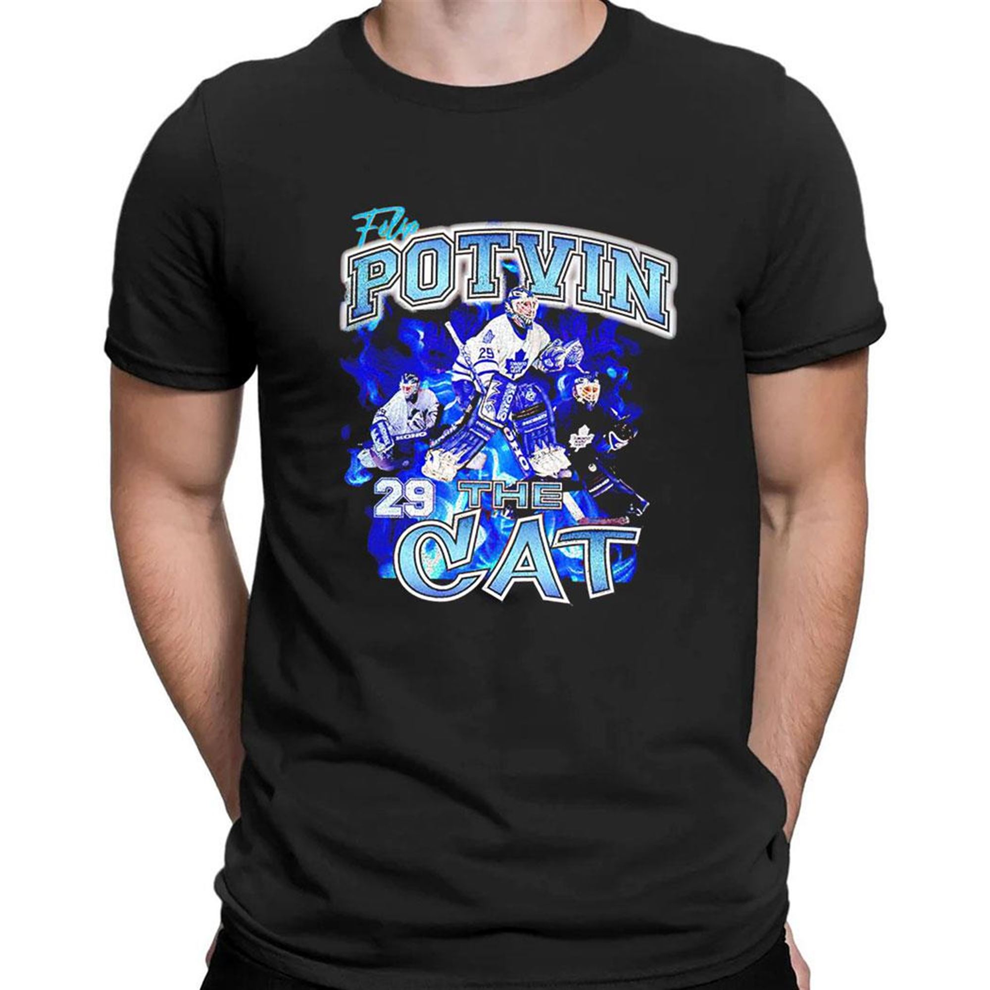 Felix Potvin 29 Toronto Maple Leafs Ice Hockey The Cat