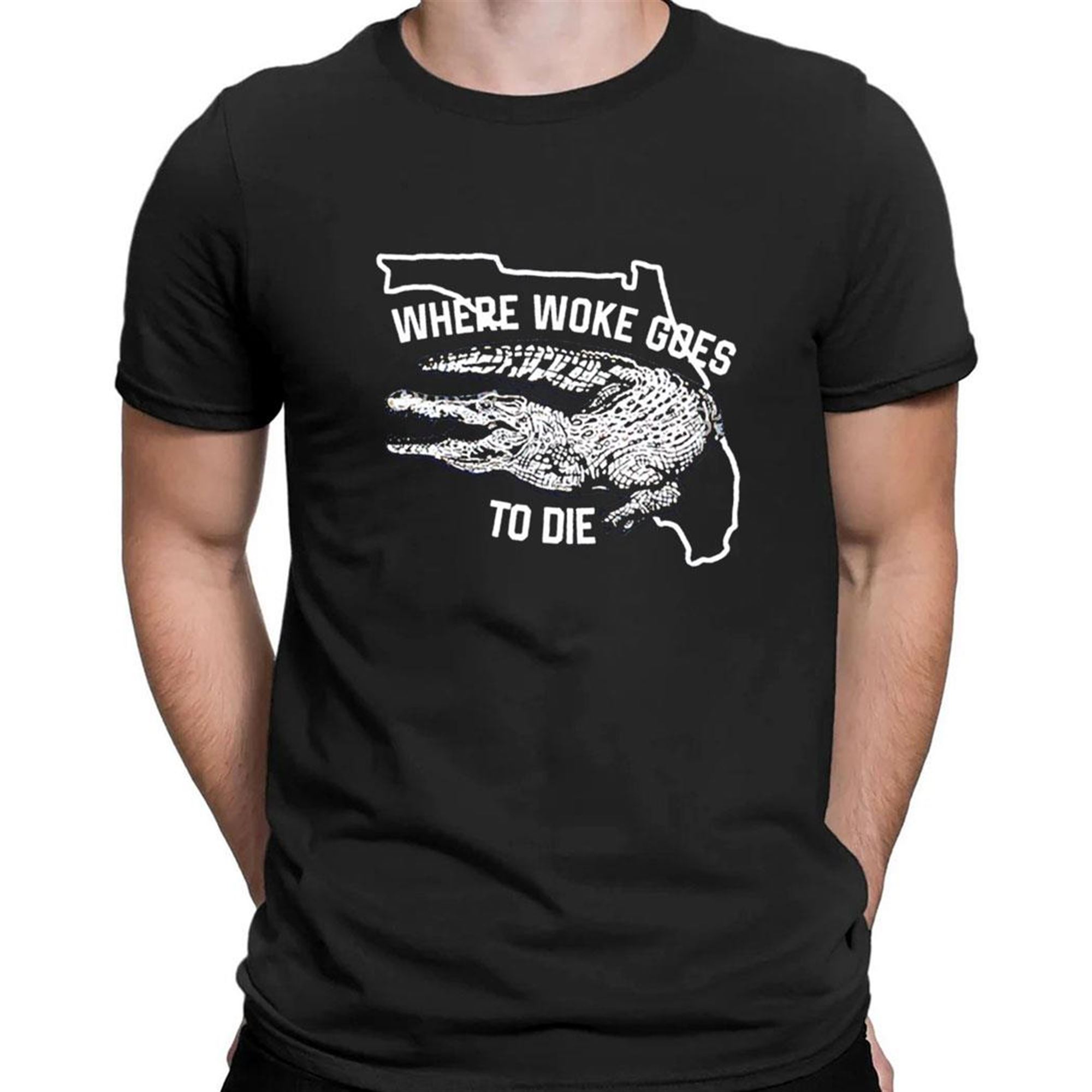 Florida Gator Ron Desantis Where Woke Goes To Die Shirt