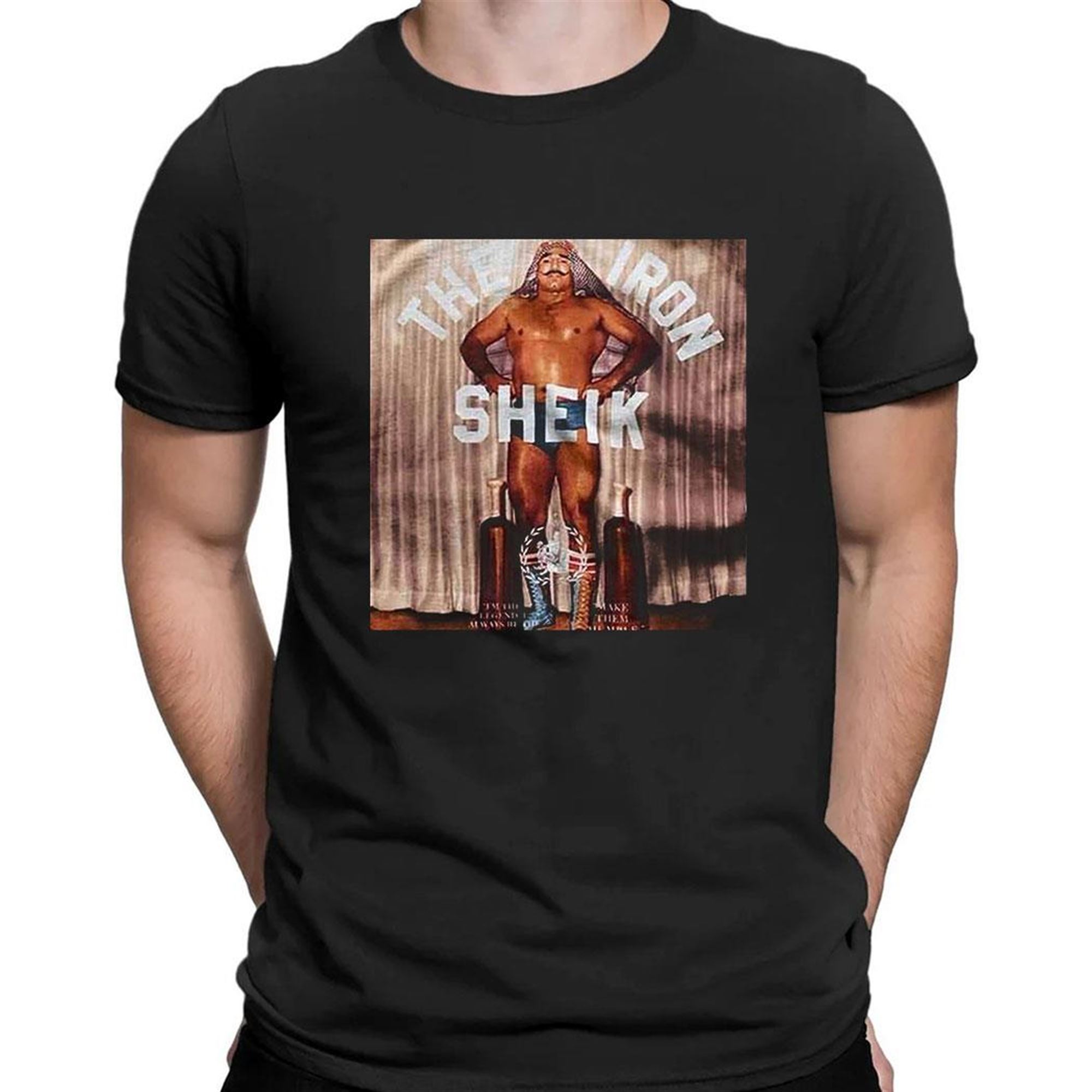 Iron Sheik Stance Photo Shirt