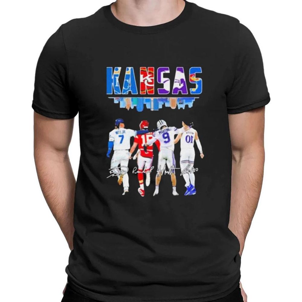 Kansas City Team Sports Player Signatures Shirt Kansas City Team Sports Player Signatures Shirt