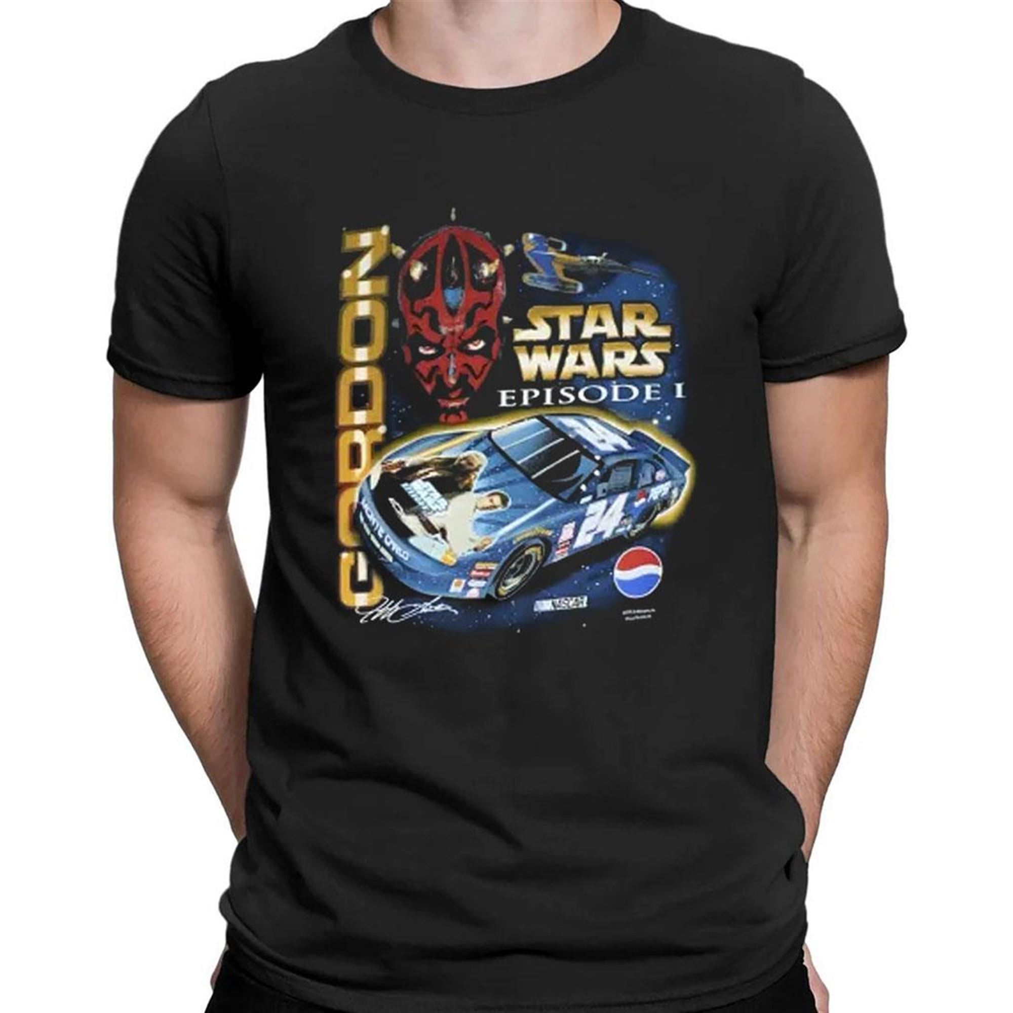 Vintage Nascar Jeff Gordon Star Wars Shirt