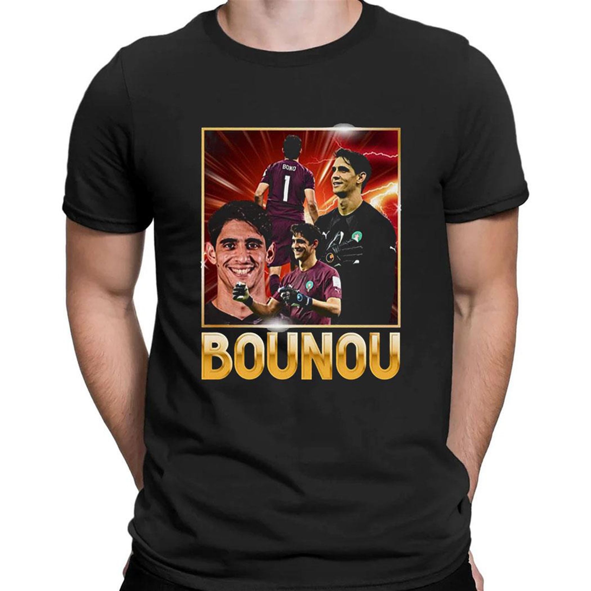 Yassine Bounou Morocco Football Ollage Design