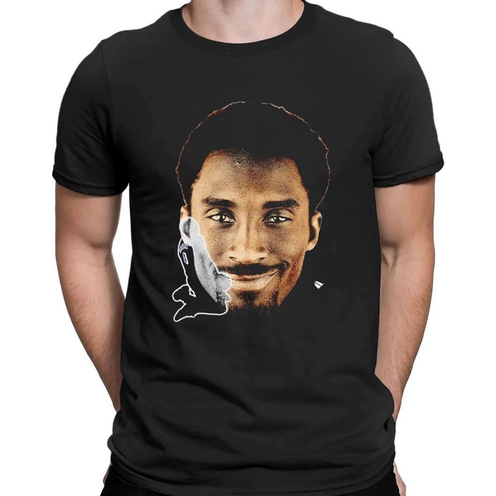 Young Kobe Bryant Face Signature Shirt