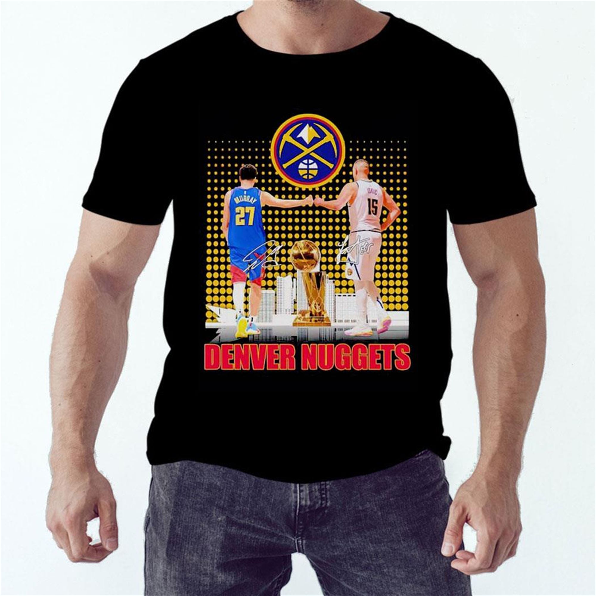 Jamal Murray And Nikola Jokic Denver Nuggets Signatures Shirt