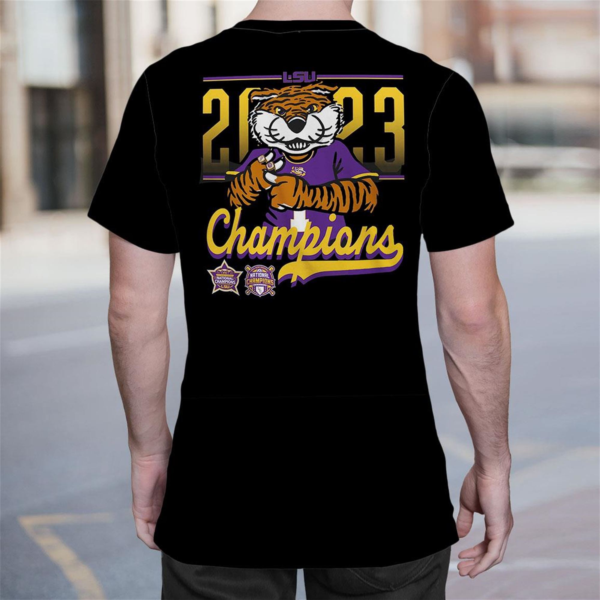 Lsu Tigers Baseball And Womens Basketball 2023 Dual National Champions Ring Me Shirt