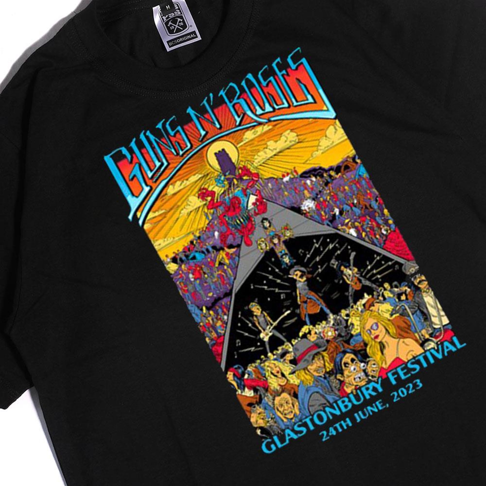 Guns N’ Roses Glastonbury Festival 2023 Uk Tour T-shirt