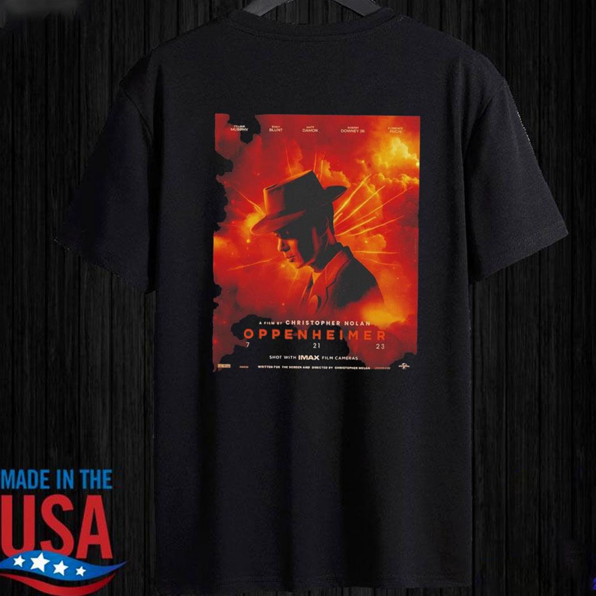 Christopher Nolan 15 Days Until Oppenheimer T-shirt