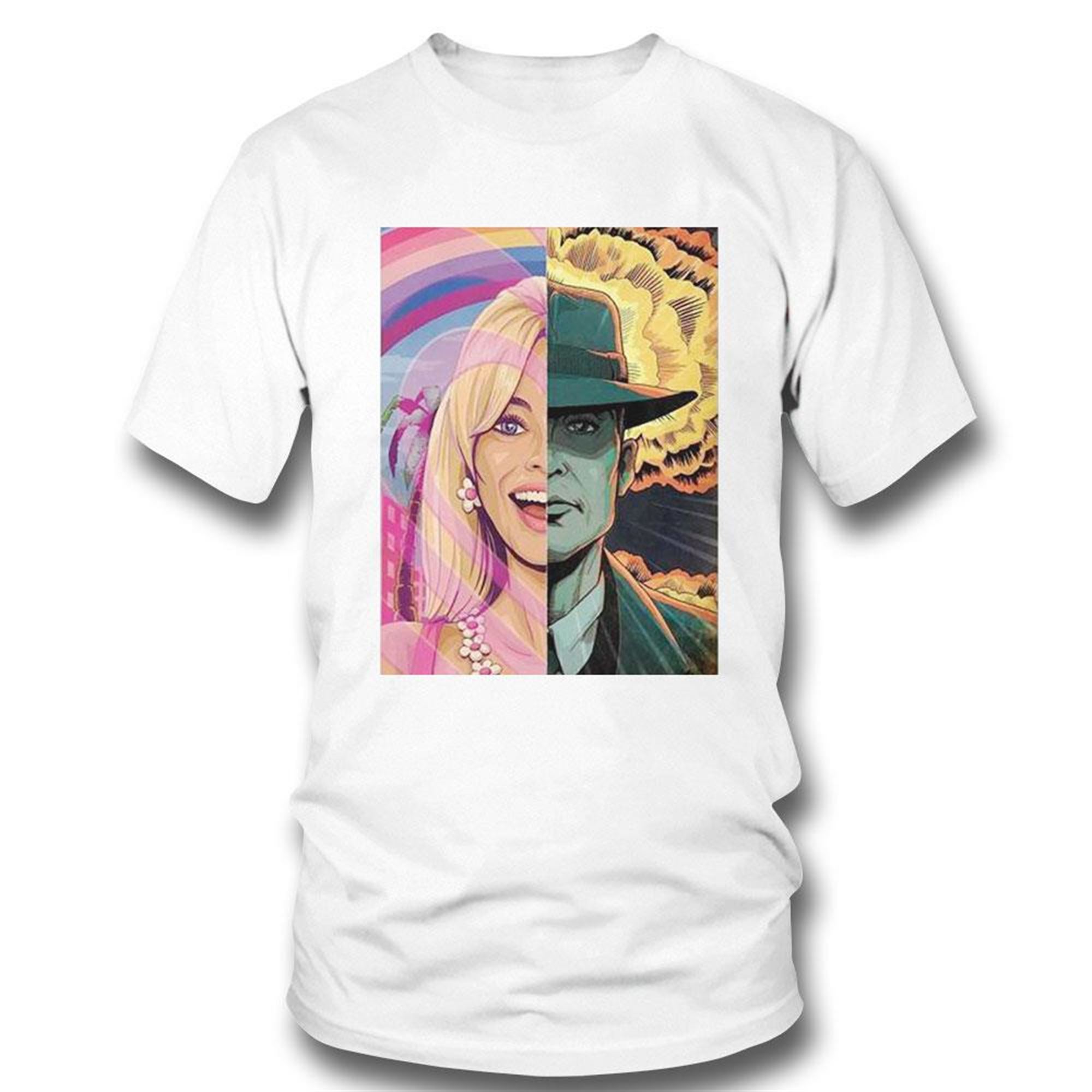 Christopher Nolan 18 Days Until The Battle Barbie X Oppenheimer T-shirt