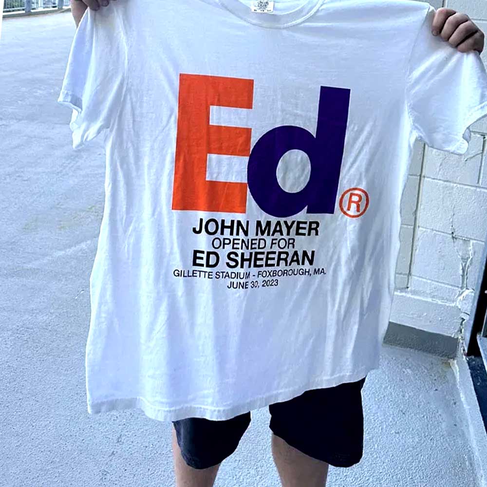 Ed Sheeran John Mayer Opened For Ed Sheeran T-shirt