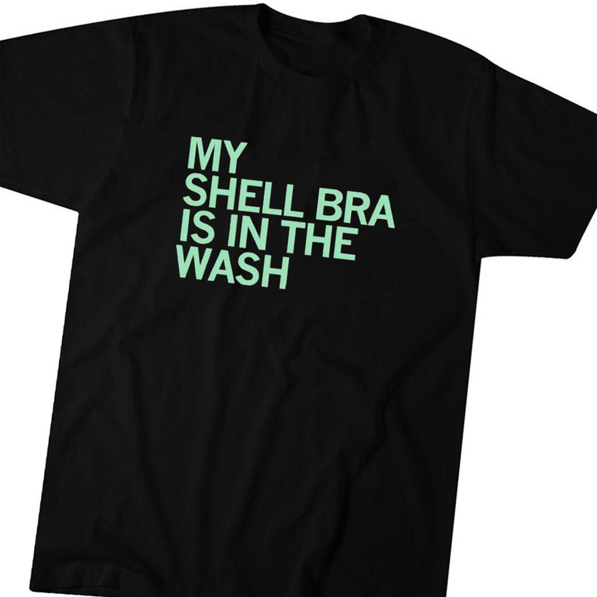 Official My Shell Bra Is In The Wash T-shirt Ladies Tee