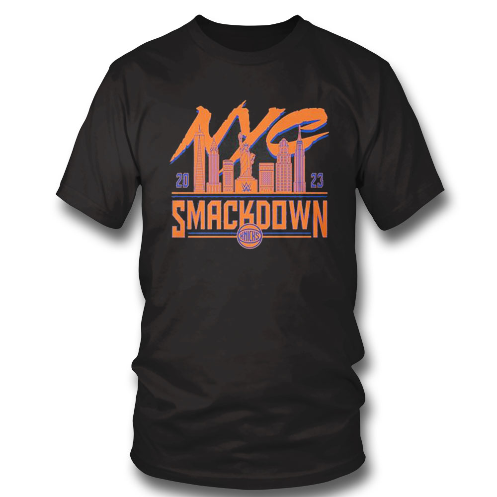 Official Original Smackdown X New York Knicks Tri Blend 2023 Man
