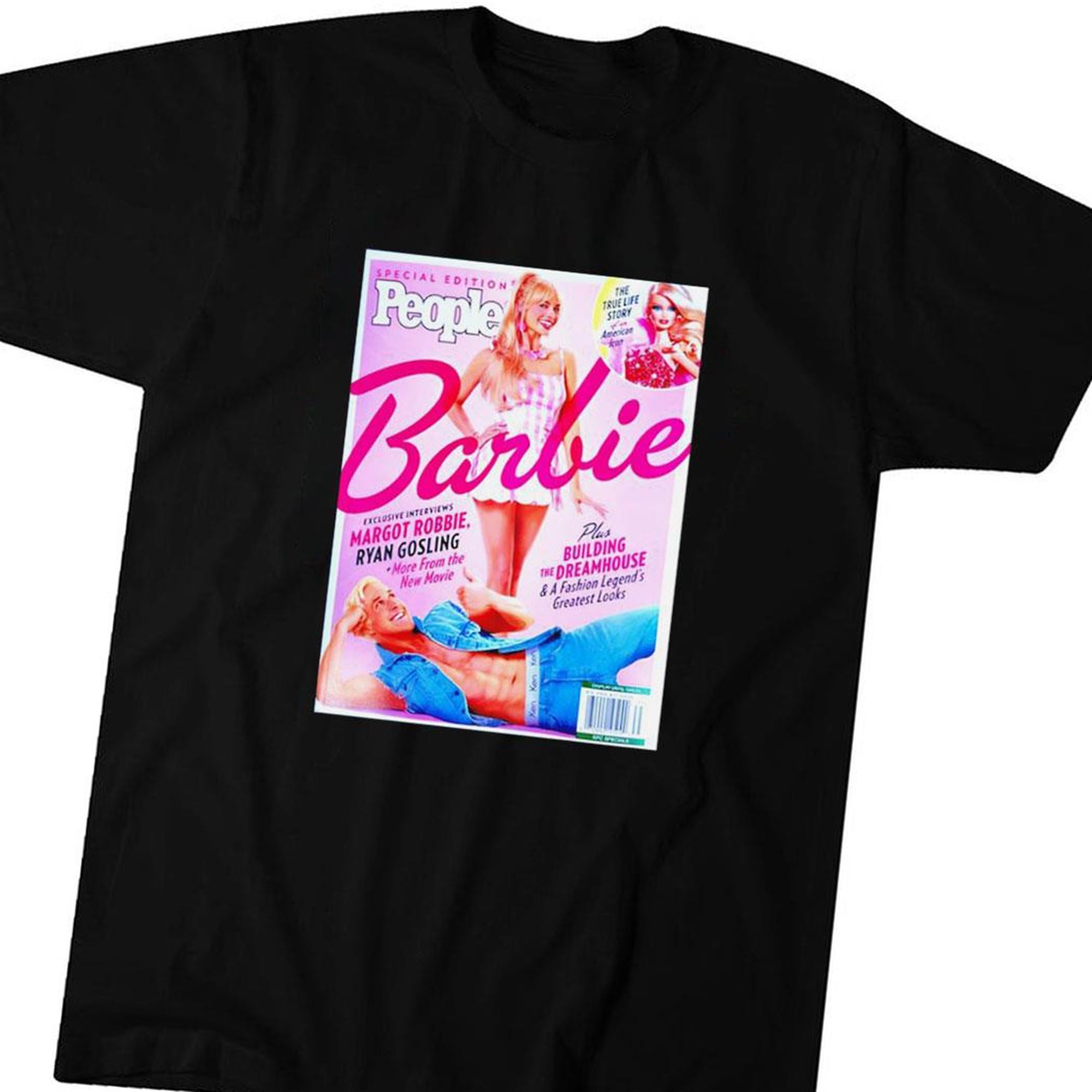 Official People Barbie Exclusive Interview T-shirt Ladies Tee