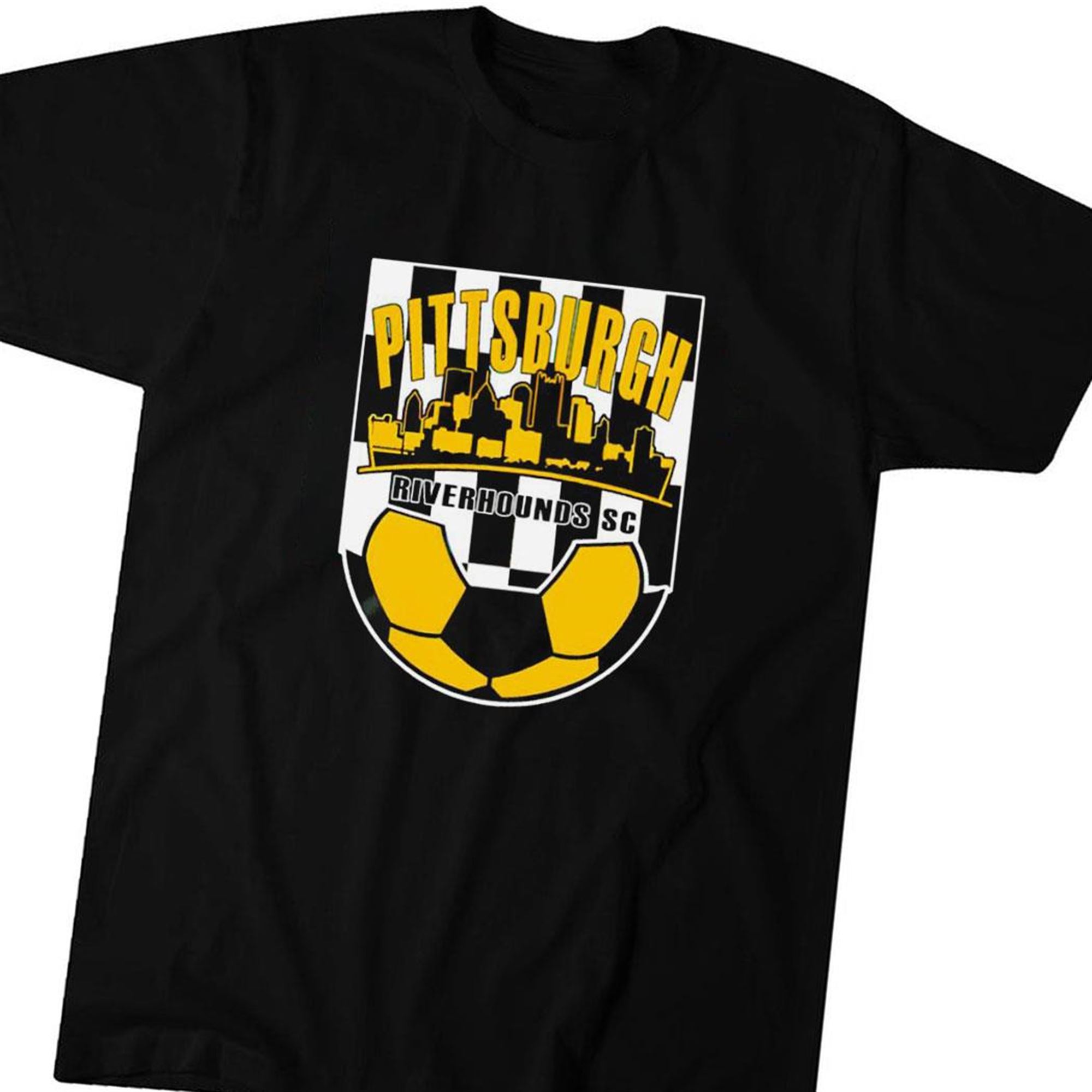 Official Pittsburgh Riverhounds Sc T-shirt Ladies Tee