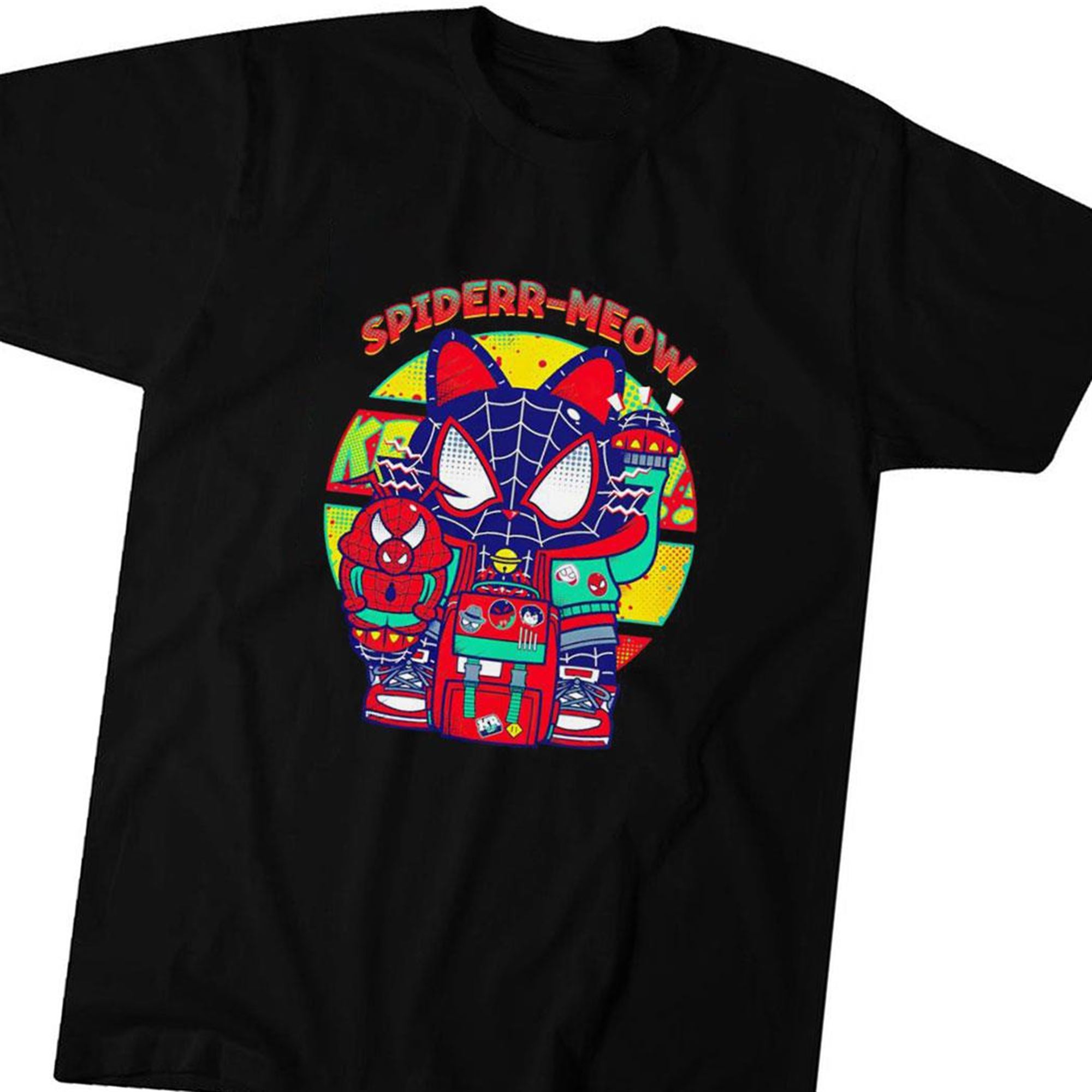 Official Spiderr Meow T-shirt Ladies Tee