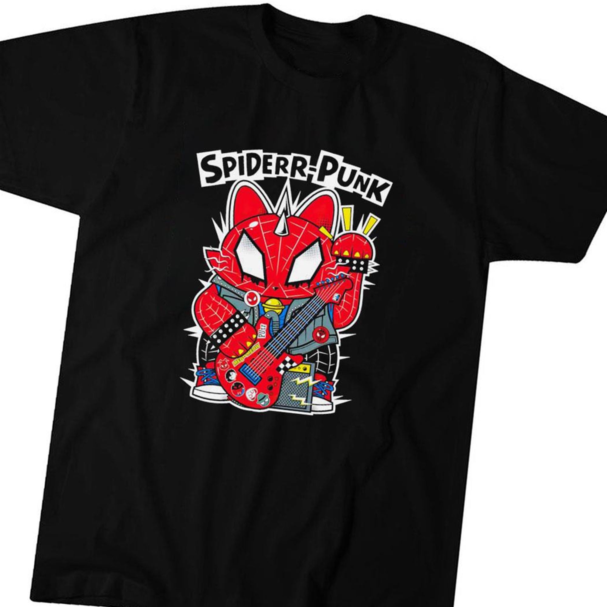 Official Spiderr Punk T-shirt Ladies Tee