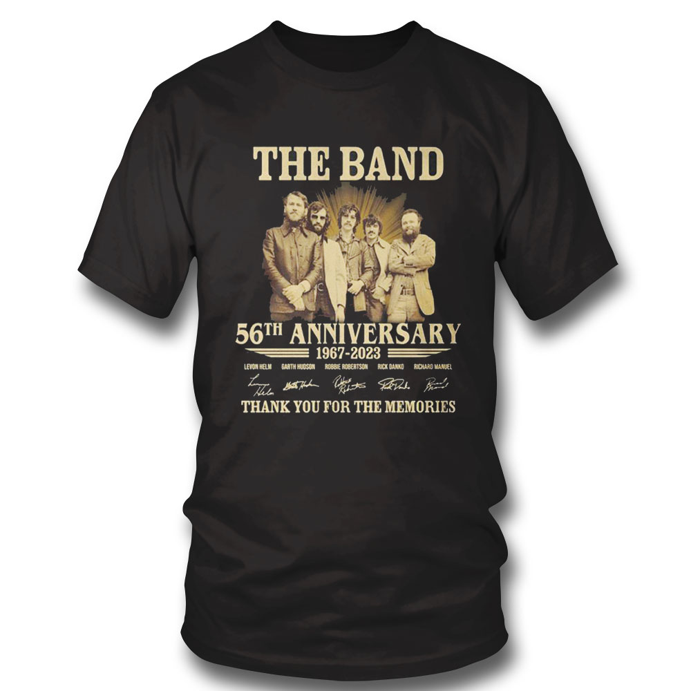 Official The Band 56th Anniversary 1967 2023 Thank You For The Memories Signatures Man