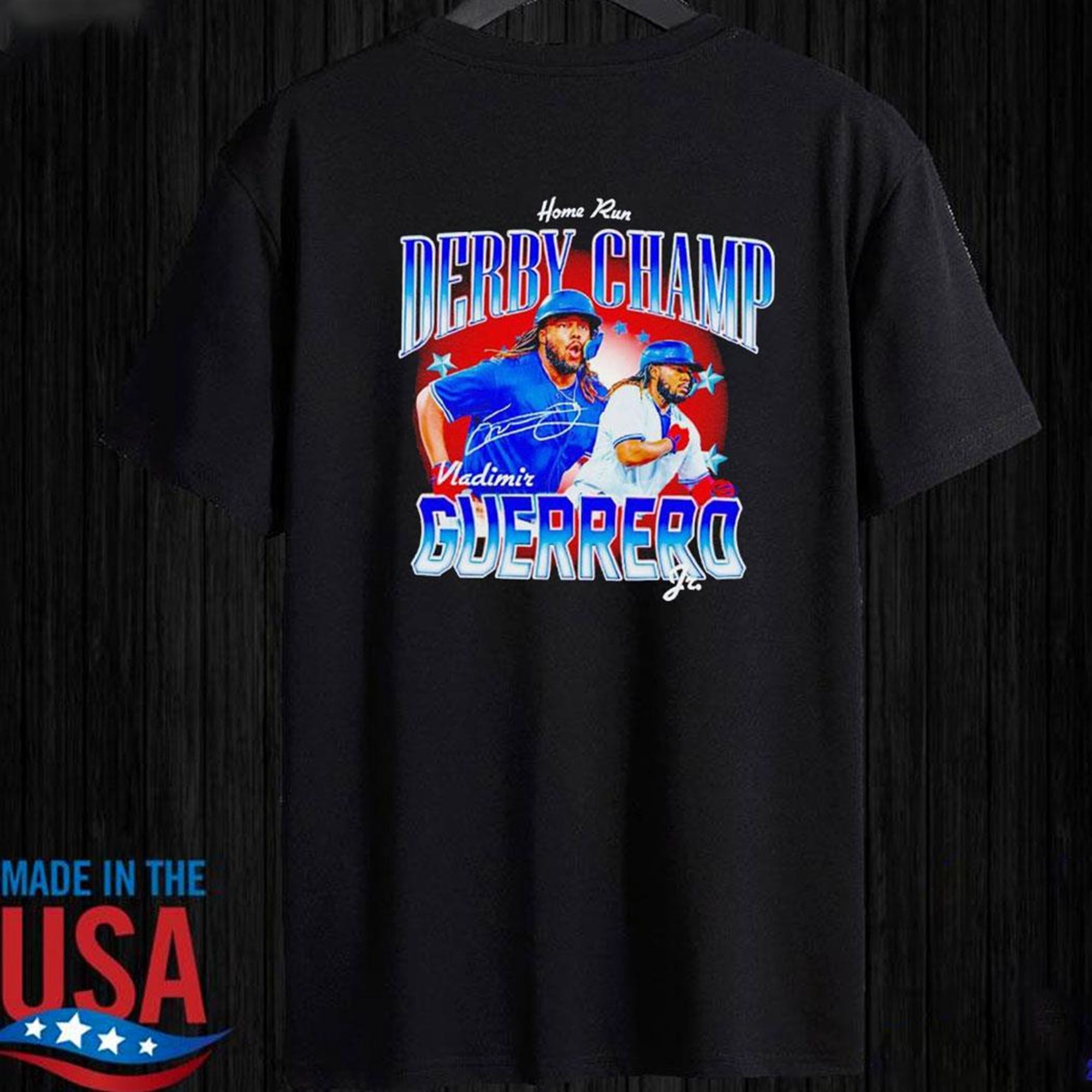 Official Vladdy Jrs The Derby Champ Signature Shirt Ladies Tee