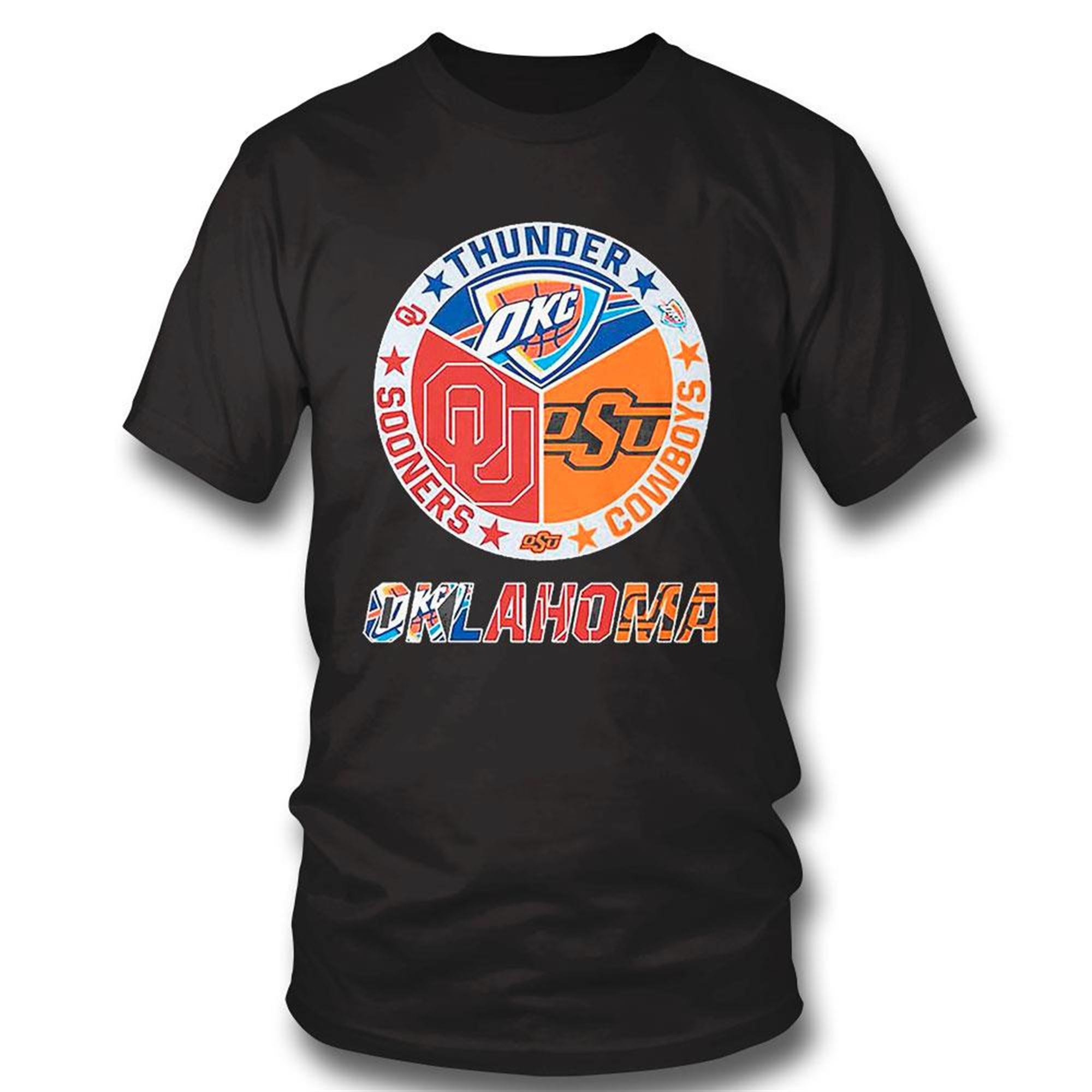 Oklahoma Thunder Cowboys And Sooners Sports Teams T-shirt Hoodie