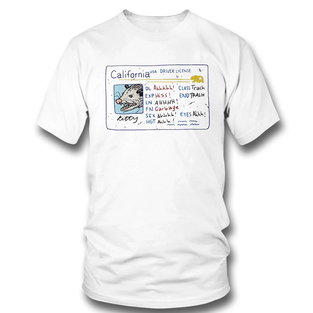 Opossum California Drivers License Funny Tee Shirt Hoodie Opossum California Drivers License Funny Tee Shirt Hoodie