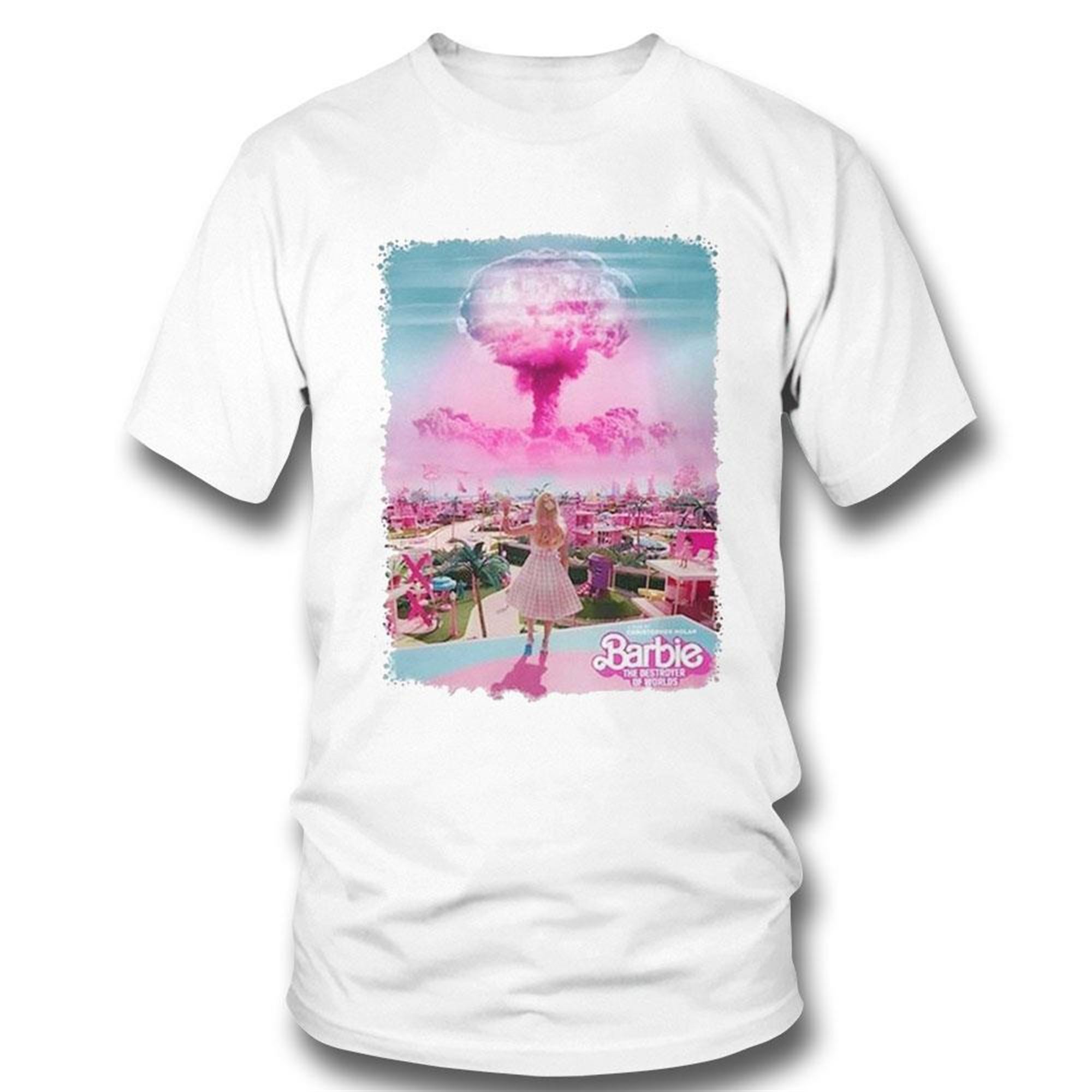 Oppenheimer Barbie Movie Margot Vintage T-shirt