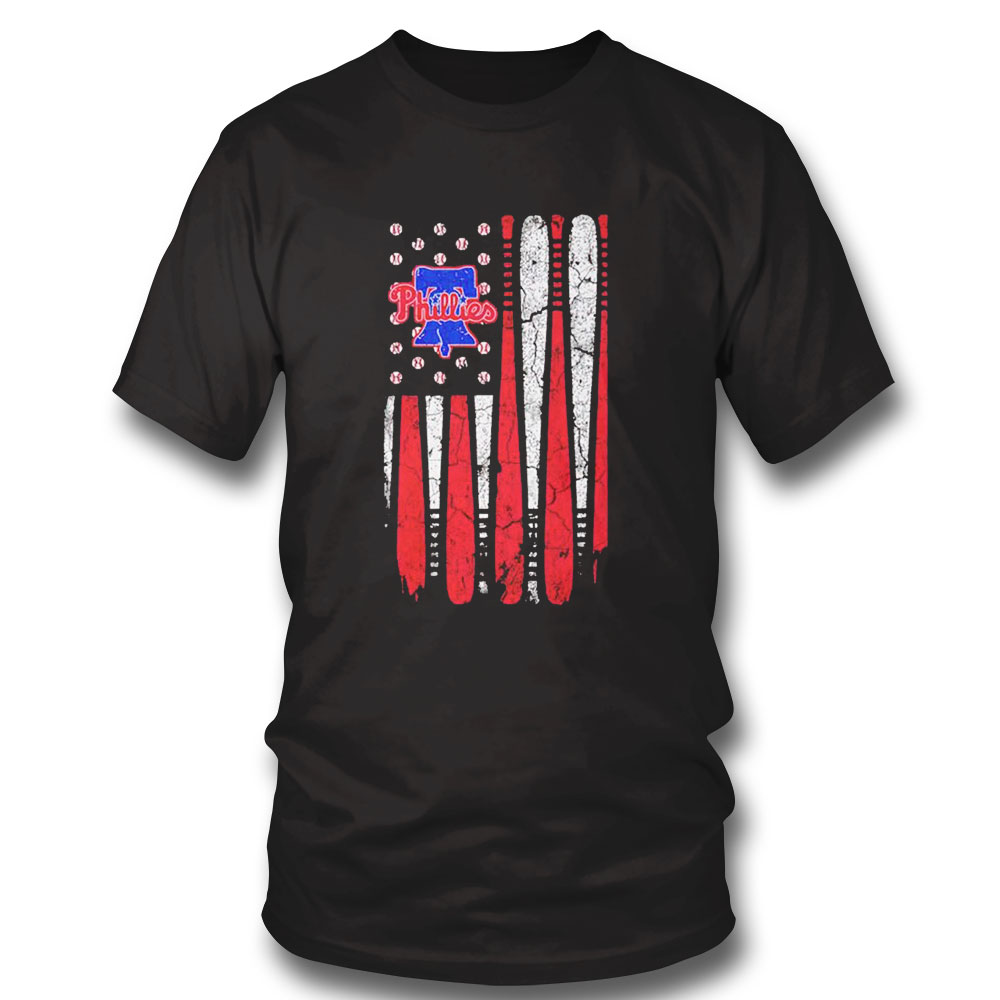 Philadelphia Phillies American Flag T-shirt Hoodie
