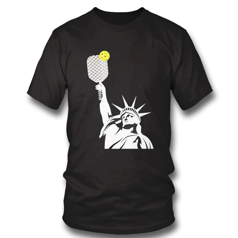 Pickleball Statue Of Liberty T-shirt Hoodie