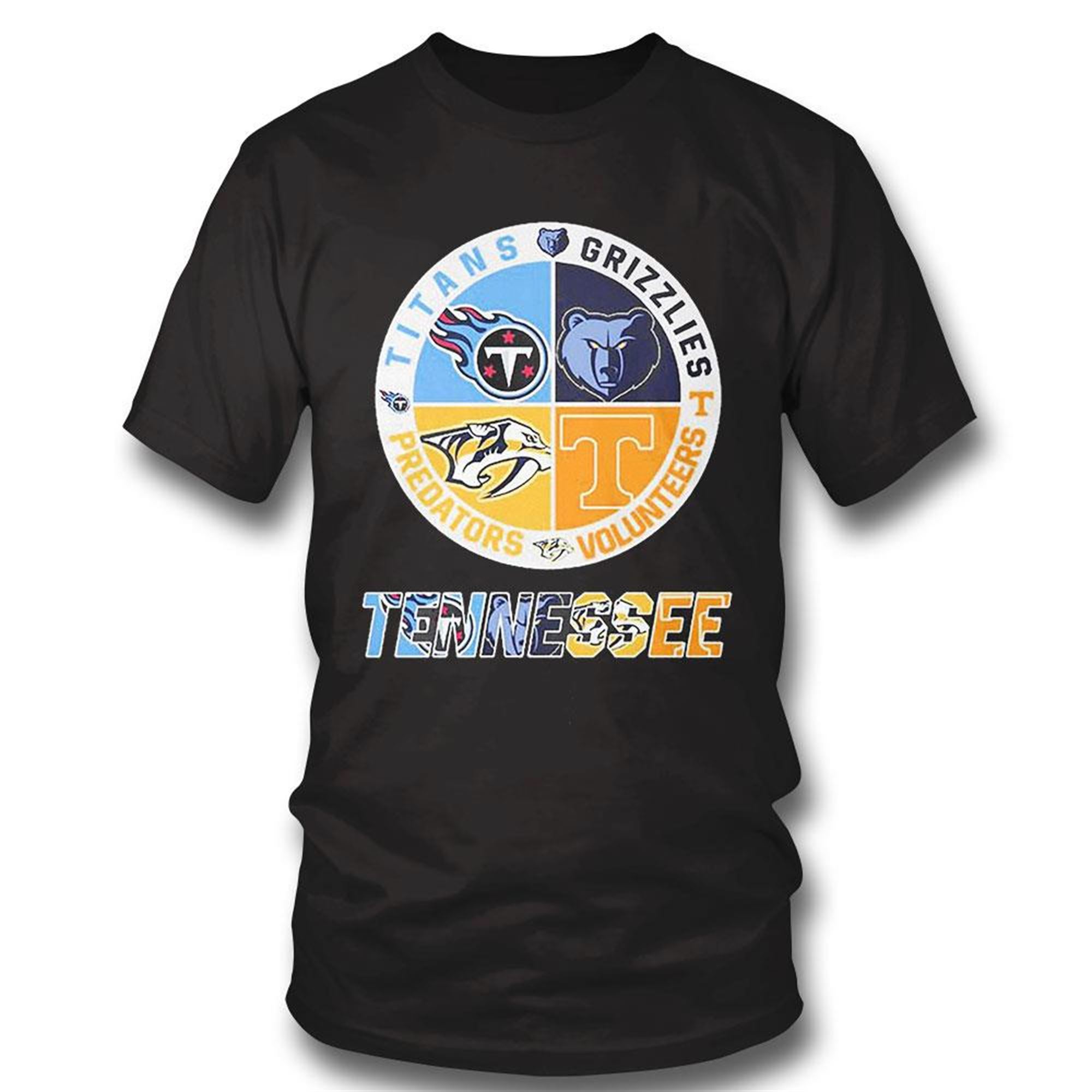 Tennessee Titans Grizzlies Volunteers And Predators Sports Teams T-shirt Hoodie