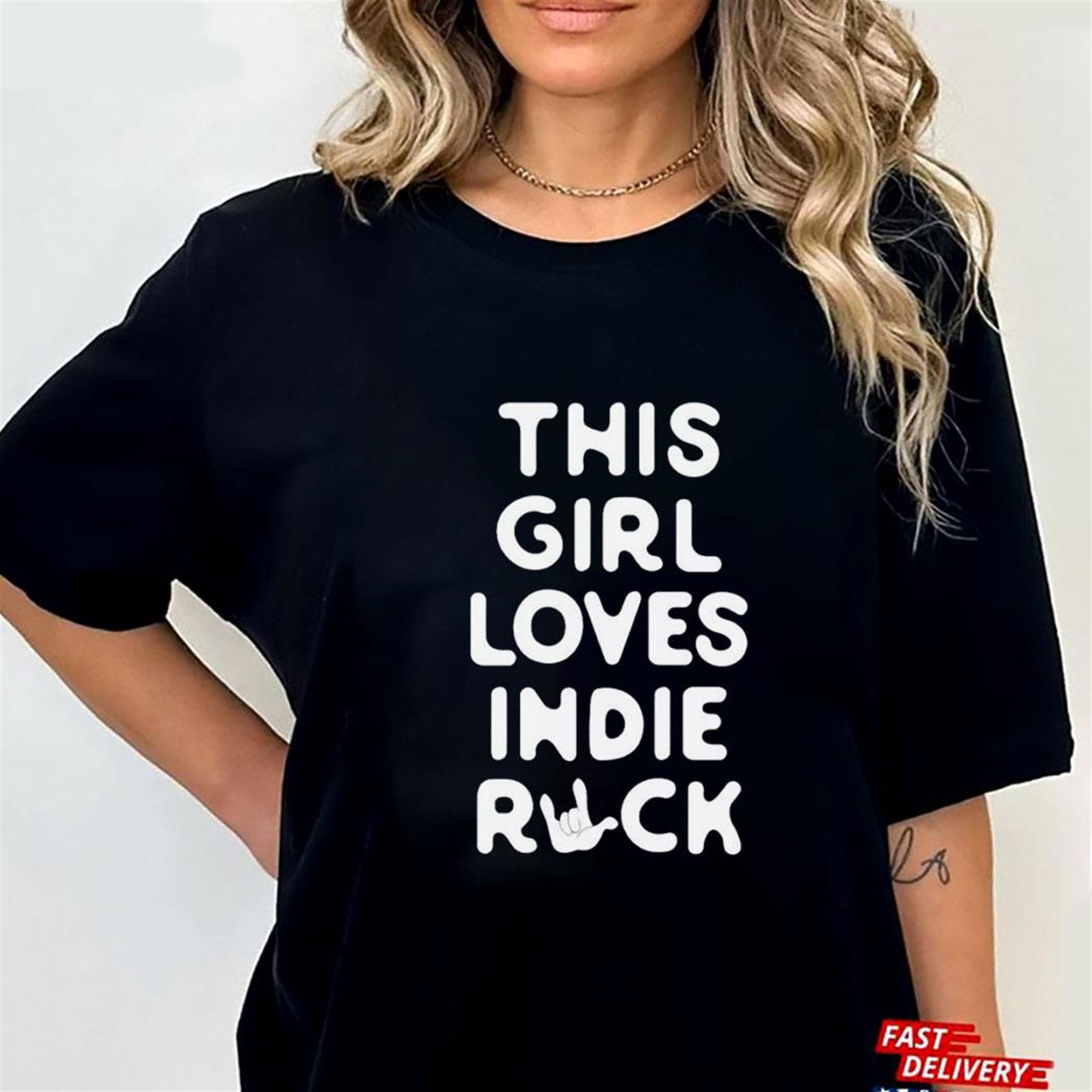 Official This Girl Loves Indie Rock T T-shirt Ladies Tee Official This Girl Loves Indie Rock T T-shirt Ladies Tee