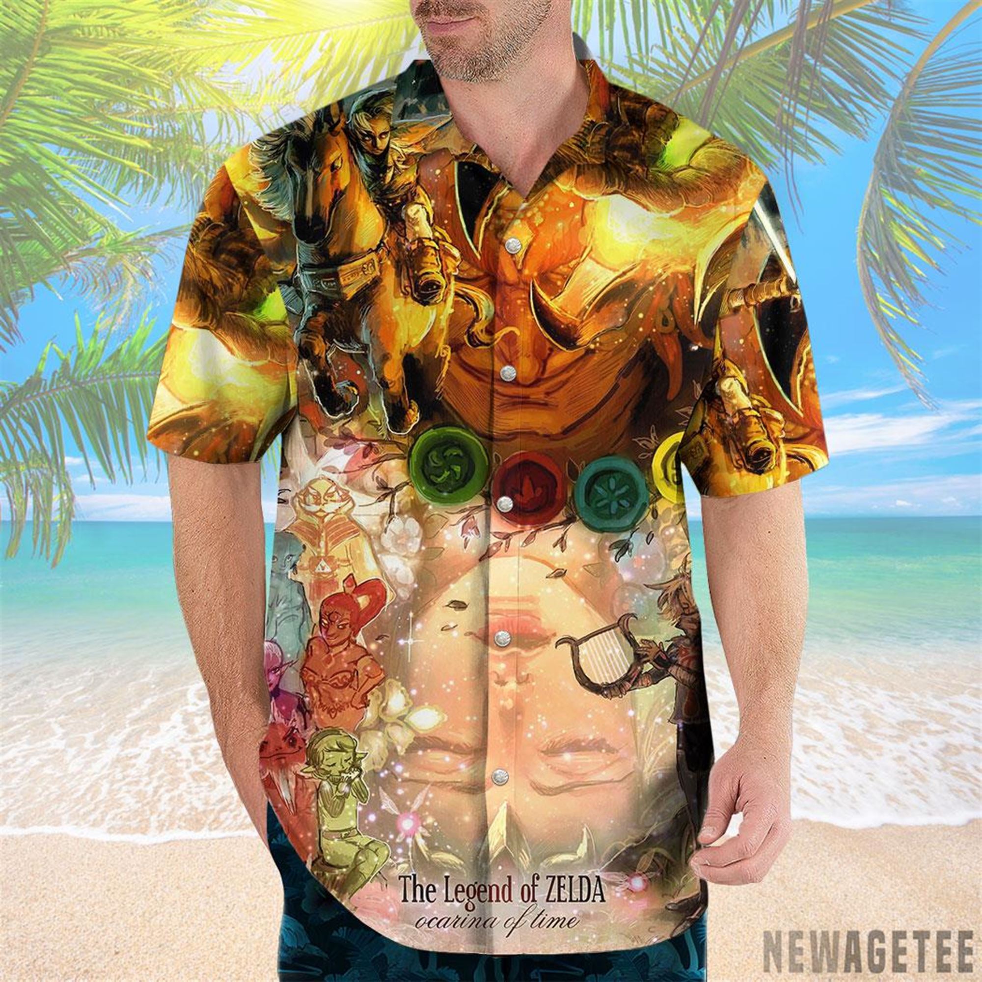 The Legend Of Zelda Ocarina Of Time Hawaiian Shirt